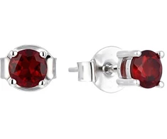 Brilio Silver Sidabrinis earrings with garnet SE00540X