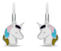 Brilio Silver Sidabrinis girls' earrings Unicorn EA1268W