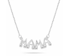Brilio Silver Sidabriniai karoliai moterims Mama NCL189W