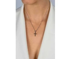 Brilio Silver Sidabrinis cross pendant PT39W