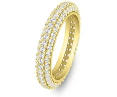 Brilio Silver Sparkling auksinis-plated ring with clear zircons RI093Y