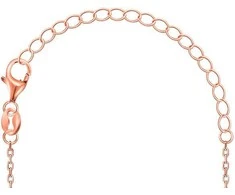Brilio Silver Shiny bronze pakabukas with zircon NCL68R