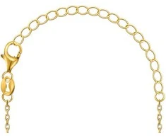 Brilio Silver Sparkling auksinis-plated pakabukas with zircon NCL68Y
