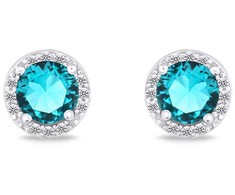 Brilio Silver Brilio Sidabrinis Sparkling sidabrinis auskarai su cirkoniais EA601WLB