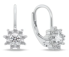 Brilio Silver Sparkling sidabrinis earrings with cubic zirconia EA1279W
