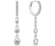 Brilio Silver Brilio Sidabrinis Sparkling sidabrinis auskarai su skaidriais cirkoniais EA869W