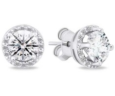 Brilio Silver Brilio Sidabrinis Sparkling sidabrinis auskarai su cirkoniais EA601W