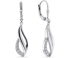 Brilio Silver Brilio Sidabrinis Sparkling sidabrinis auskarai su cirkoniais EA269W