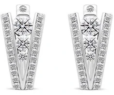 Brilio Silver Brilio Sidabrinis Sparkling sidabrinis auskarai su cirkoniais EA463W