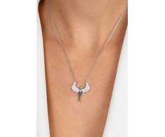 Brilio Silver Brilio Sidabrinis Sparkling sidabrinis pakabukas Angels with zircons NCL143W