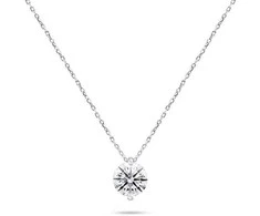 Brilio Silver Brilio Sidabrinis Sparkling sidabrinis pakabukas with zircon NCL68W
