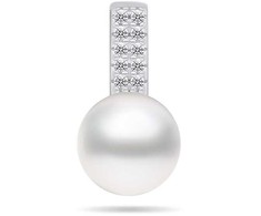 Brilio Silver Brilio Sidabrinis Sparkling sidabrinis pendant with real pearl and zircons PT90W