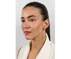 Brilio Silver Stilingi ilgi auskarai iš sidabro EA726W