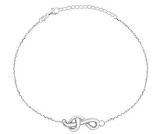 Brilio Silver Brilio Sidabrinis Stylish sidabrinis apyrankė Treble clef BRC38W