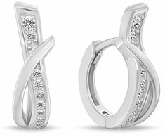 Brilio Silver Brilio Sidabrinis Stylish sidabrinis auskarai su cirkoniais EA213W