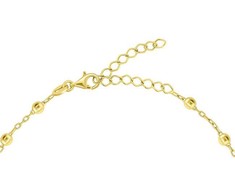 Brilio Silver Brilio Sidabrinis Timeless auksinis-plated Rosary pakabukas NCL113Y