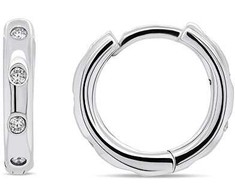 Brilio Silver Brilio Sidabrinis Timeless round sidabrinis earrings EA150W