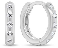 Brilio Silver Brilio Sidabrinis Timeless round sidabrinis earrings EA150W