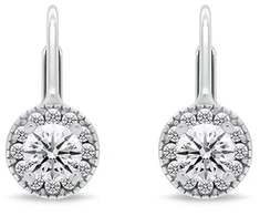 Brilio Silver Timeless sidabrinis earrings with cubic zirconia EA1271W