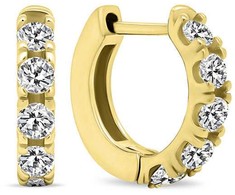 Brilio Silver Brilio Sidabrinis Tiny auksinis-plated rings with clear zircons EA481Y