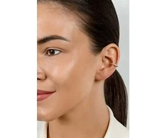 Brilio Silver Brilio Sidabrinis Trendy sidabrinis auskarai su skaidriais cirkoniais EA694W