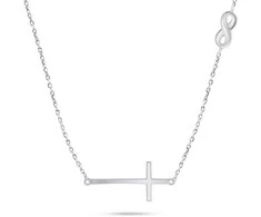 Brilio Silver Brilio Sidabrinis Women's sidabrinis pakabukas with cross NCL89W