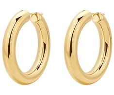 Brosway Timeless round earrings in auksinis plated steel Aura BAU23