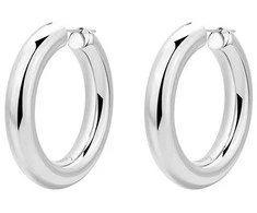 Brosway Timeless round earrings made of steel Aura BAU22