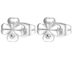 Brosway Delicate plieno auskarai Four Leaf Chakra BHKE042