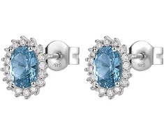 Brosway Elegant sidabrinis earrings Fancy Cloud Light Mėlyna FCL17