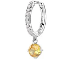 Brosway Fancy Energy Geltona FEY75 apvalus vienvietis auskaras