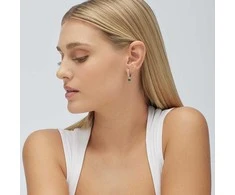 Brosway Fancy Life Žalias FLG82 apskritas vienvietis auskaras