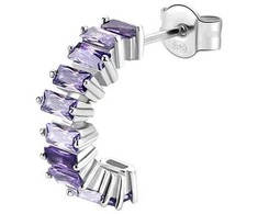Brosway Fancy Magic Violetinė FMP12 putojantis vienvietis auskaras