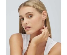 Brosway Fancy Magic Violetinė FMP85 sidabrinis hoop single earring