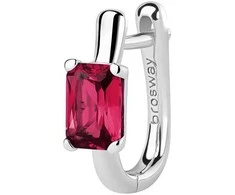 Brosway Fancy Passion Ruby FPR08 sidabrinis vienvietis auskaras