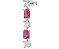 Brosway „Fancy Passion Ruby FPR19 Sidabrinis“ kabantis viengubas auskaras