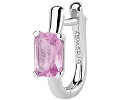 Brosway Fancy Vibrant Rožinė FVP07 sidabrinis single earrings