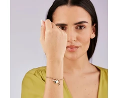 Brosway Gold-plated ball bracelet with Chakra pendants BHKLE06