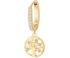 Brosway paauksuoti vienviečiai auskarai Tree of Life Chakra BHKE005