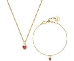 Brosway Gold-plated women's jewelry set Heart Chakra BHKLE02 (pakabukas, bracelet)