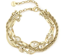 Brosway Luxurious multi-layered bracelet with crystals Symphonia BYM211