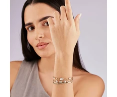 Brosway Luxurious multi-layered bracelet with crystals Symphonia BYM211