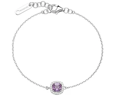 Brosway Sidabrinė apyrankė su kubiniu cirkoniu „Fancy Magic Violetinė FMP123“