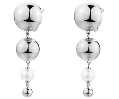 Brosway Modern long earrings with synthetic pearl Perfect BPC60