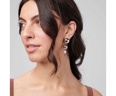 Brosway Modern long earrings with synthetic pearl Perfect BPC60