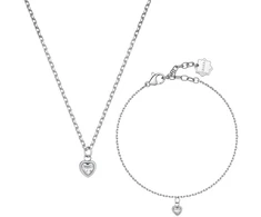 Brosway Steel women's jewelry set Heart Chakra BHKLE01 (pakabukas, bracelet)