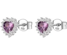 Brosway Sidabriniai auskarai Magic Violetinė Fancy FMP53