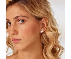 Brosway Sidabrinis heart earrings Fancy Infinite Baltas FIW165