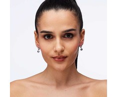 Brosway Sparkling hoop earrings with cubic zirconia Fancy Life Žalias FLG142