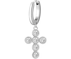 Brosway Steel vienviečiai auskarai Cross Chakra BHKE018